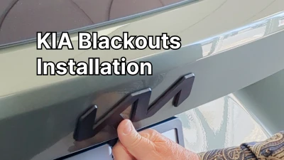 How to install 2024 KIA Sorento blackouts?