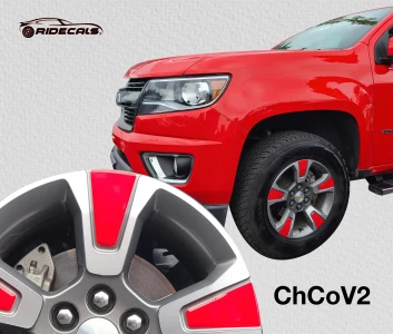 Chevrolet Colorado 17" rim decals ChCoV2