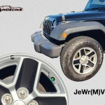 JEEP Wrangler 17" rim decals JeWr(M)V6