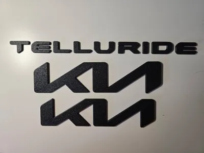 2023, 2024 KIA Telluride Logo Black-Owtz BO-KiTeV2