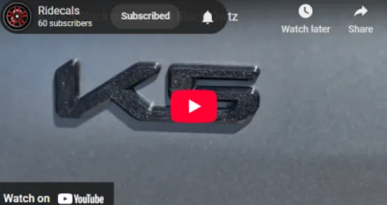 KIA K5 Black overlays by Black-Owtz