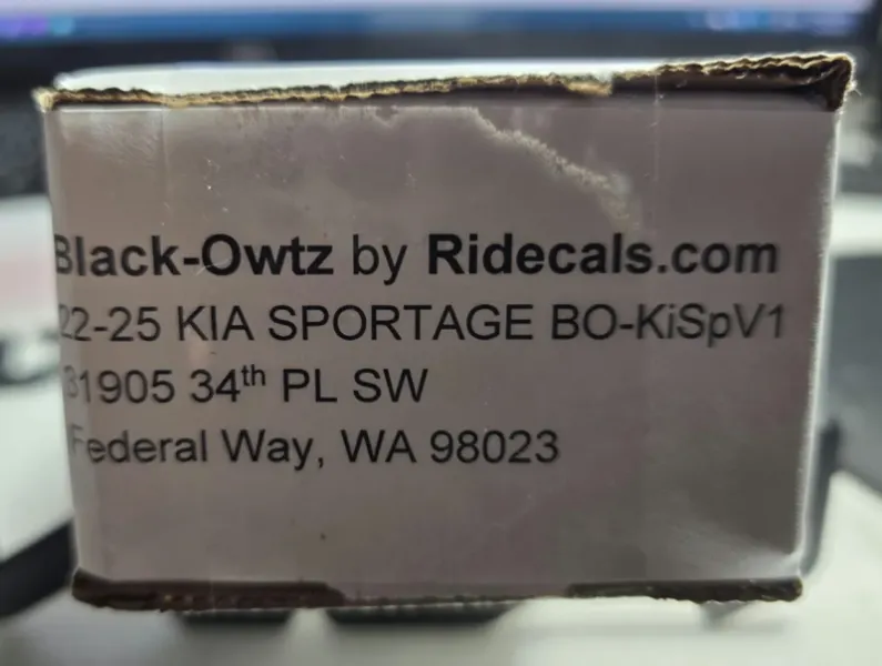 2023-26 KIA SPORTAGE smooth painted blackout OVERLAYS