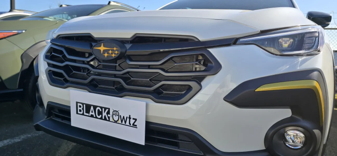 2021-26 SUBARU CROSSTREK Front & Rear Subaru Black Overlays Yellow