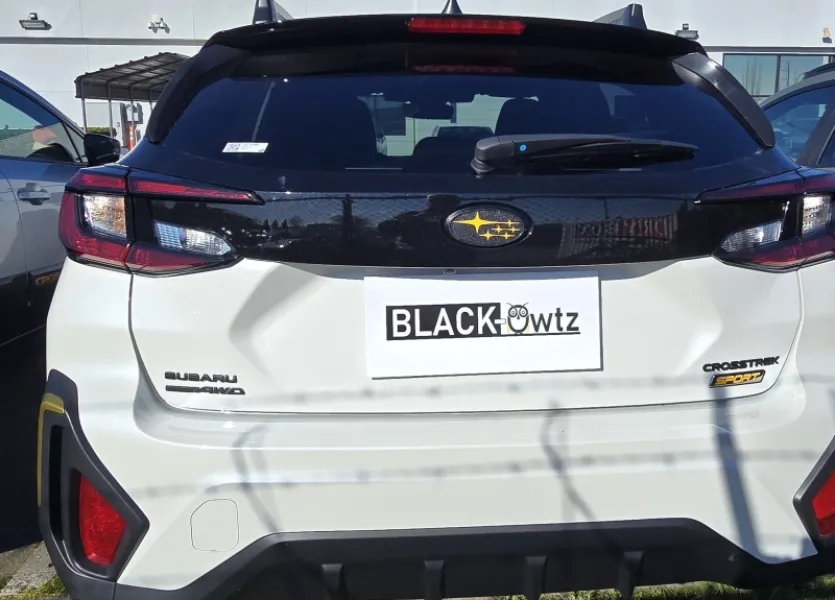 2021-26 SUBARU CROSSTREK Front & Rear Subaru Black Overlays Yellow