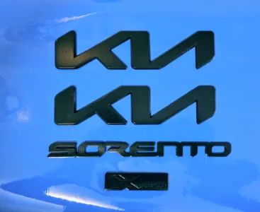 2023 KIA SORENTO Front & Rear Kia Logos, Sorento Letters & Xpro Badge