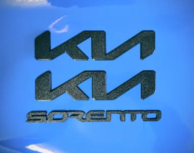 2024-2026 KIA SORENTO Front & Rear Kia Logos, Sorento Letters