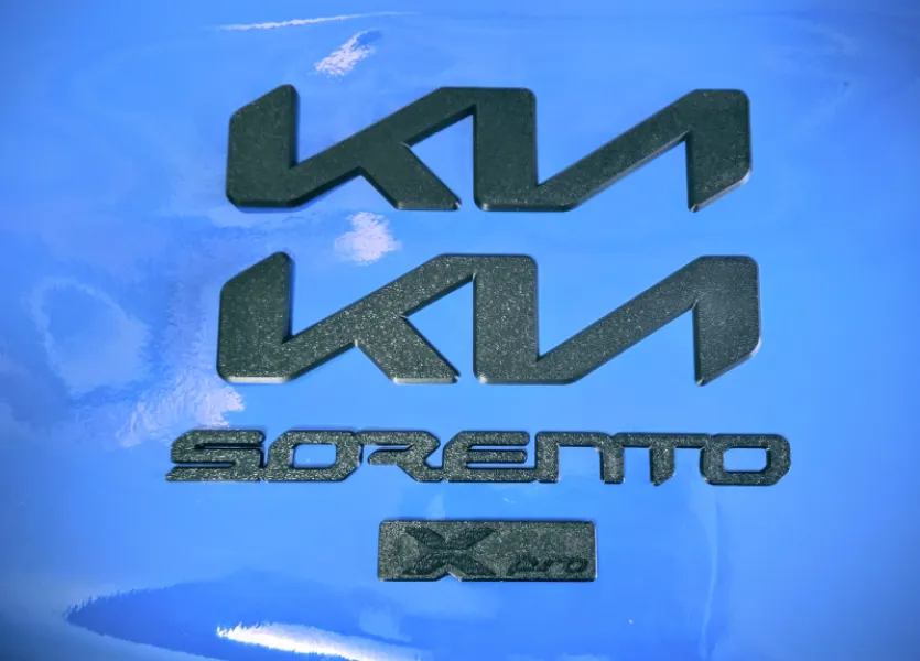 2024-2026 KIA SORENTO Front & Rear Kia Logos, Sorento Letters & Xpro Badge