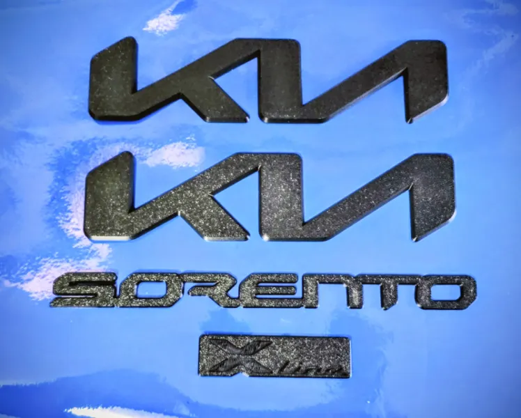 2023 KIA SORENTO Front & Rear Kia Logos, Sorento Letters & Xline Badge