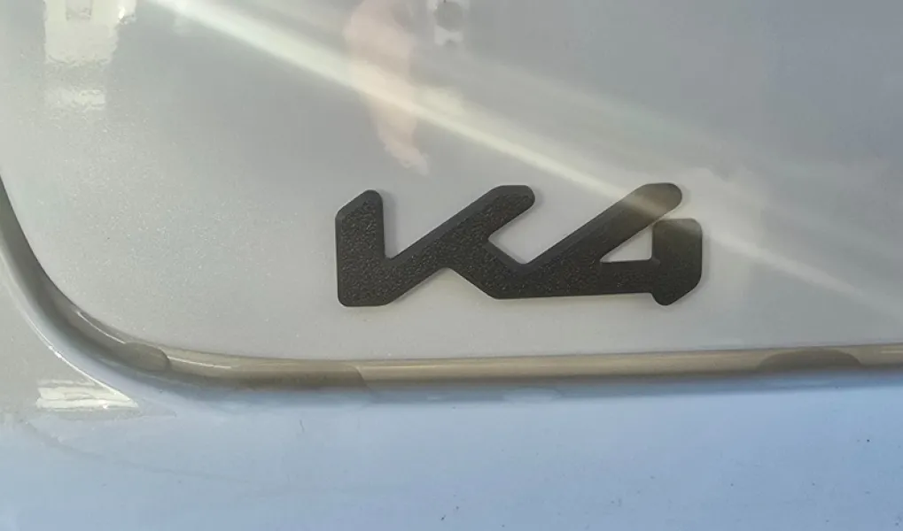 2023-2026 KIA K4 Front & Rear KIA Logos & K4 Letters