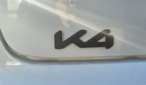 2023-2026 KIA K4 Front & Rear KIA Logos & K4 Letters