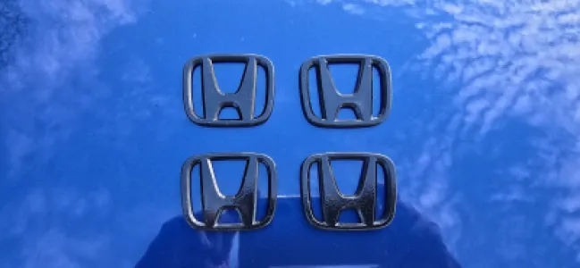 2001-2026 Honda "H" center cap Any model. 3D overlay