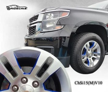 Chevrolet Silverado 18" rim decals ChSi15(M)V10