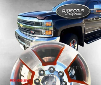 Chevrolet Silverado 20" rim decals ChSi25(M)V5