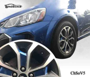 Chevrolet Sonic 16" rim decals ChSoV5