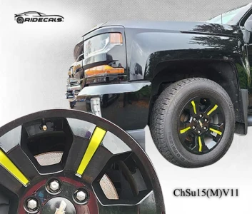 Chevrolet Suburban 18" rim decals ChSu15(M)V11