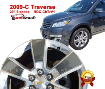 Chevrolet Traverse 20" rim decals ChTrV1