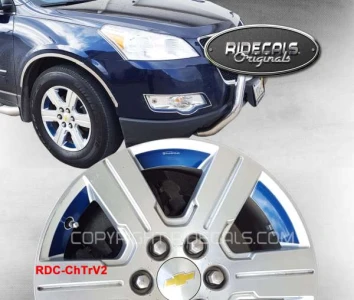 Chevrolet Traverse 18" rim decals ChTrV2