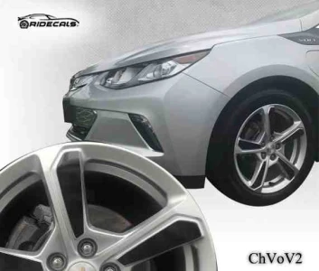 Chevrolet Volt 17" rim decals ChVoV2