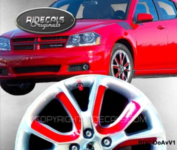 Dodge Avenger 18" rim decals DoAvV1