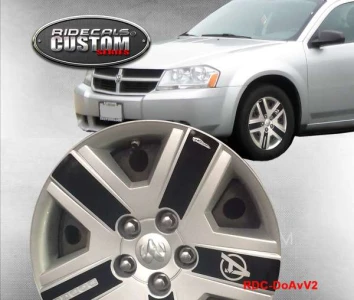 Dodge Avenger 18" rim decals DoAvV2