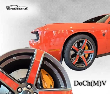 Dodge Charger 20" rim decals DoCh(M)V1