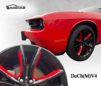 Dodge Charger 20" rim decals DoCh(M)V4