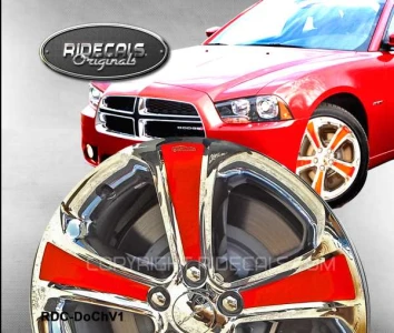 Dodge Charger 17" rim decals DoChV14