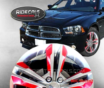 Dodge Charger 19" rim decals DoChV2