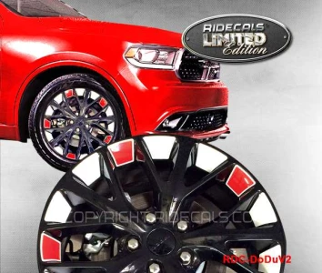 Dodge Durango 20" rim decals DoDuV2