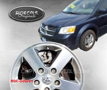 Dodge Grand Caravan 16" rim decals DoGrV1