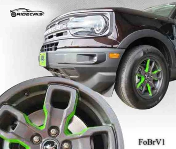 Ford Bronco 17" rim decals FoBrV1