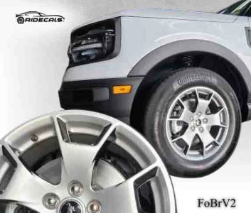 Ford Bronco 17" rim decals FoBrV2