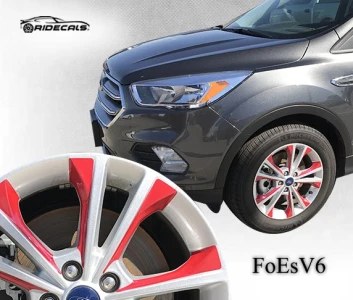 Ford Escape 17" rim decals FoEsV6