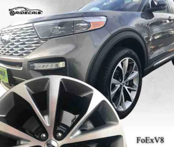 Ford Explorer 21" rim decals FoExV8