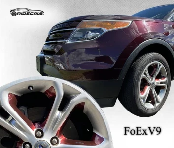 Ford Explorer 20" rim decals FoExV9