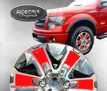 Ford F-150 18" rim decals FoF1V13