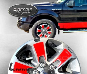 Ford F-150 20" rim decals FoF1V10