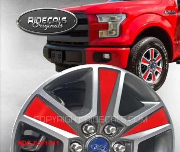 Ford F-150 18" rim decals FoF1V11A1