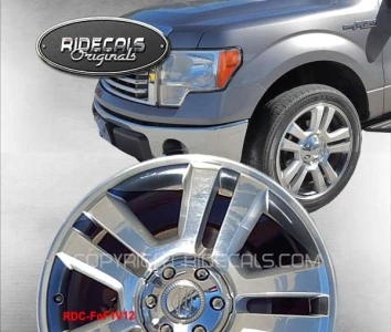 Ford F-150 18" rim decals FoF1V12