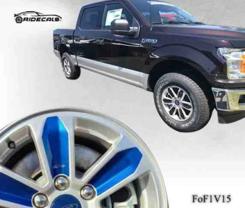 Ford F-150 17" rim decals FoF1V15