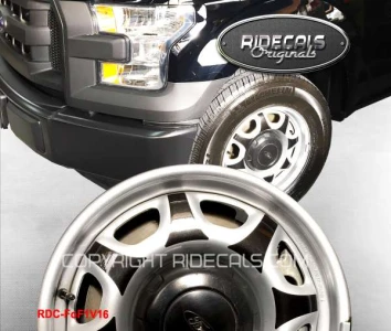 Ford F-150 17" rim decals FoF1V16