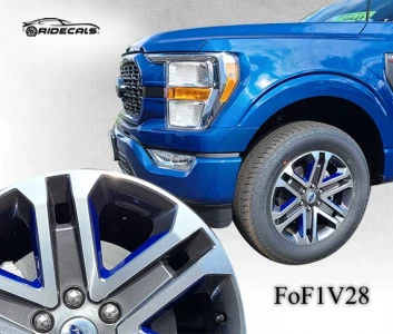 Ford F-150 20" rim decals FoF1V28