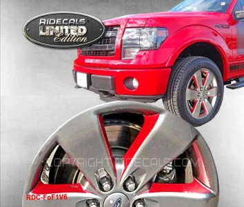 Ford F-150 20" rim decals FoF1V6