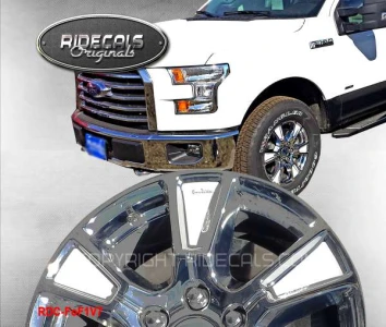 Ford F-150 18" rim decals FoF1V7