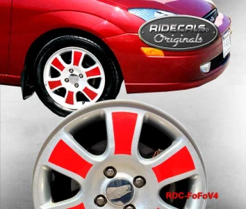 Ford Focus 18" rim decals FoFoV4