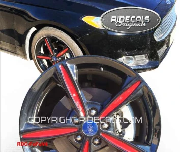 Ford Fusion 18" rim decals FoFuV4