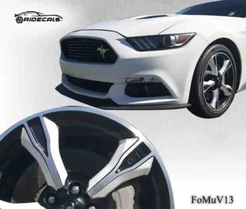 Ford Mustang 19" rim decals FoMuV13
