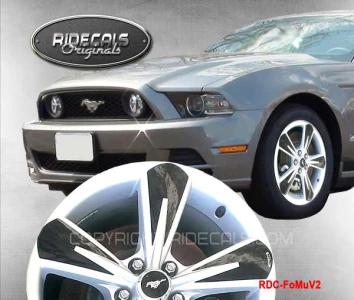 Ford Mustang 19" rim decals FoMuV20
