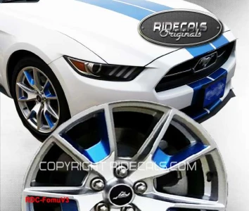 Ford Mustang 19" rim decals FoMuV3