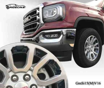 GMC Sierra 18" rim decals GmSi15(M)V16